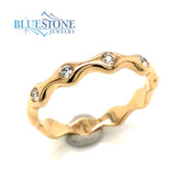 14kt Yellow Gold Diamond Ring- Size 7